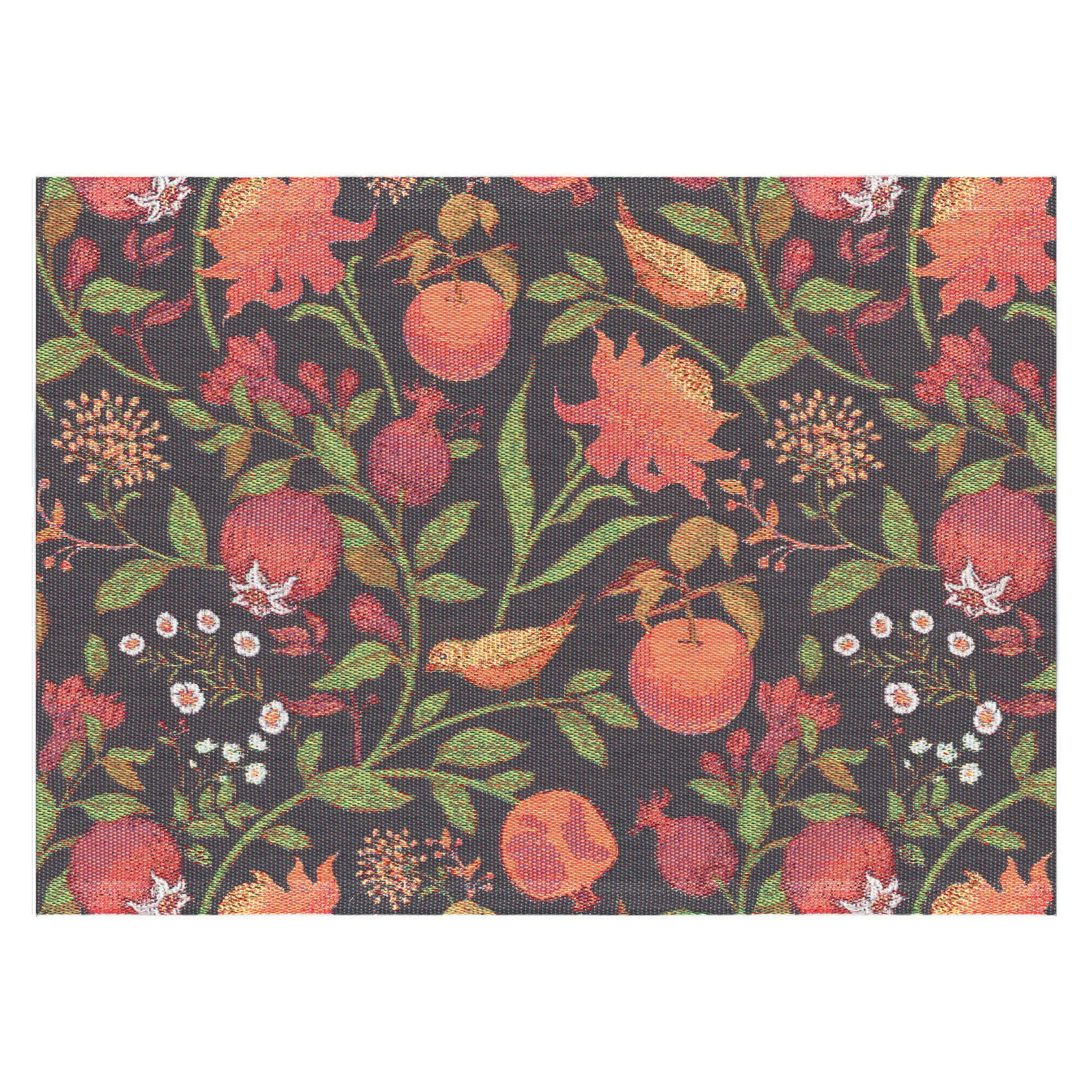 Mantel individual Fruktrik 35x48 cm, Multi Ekelund Linneväveri