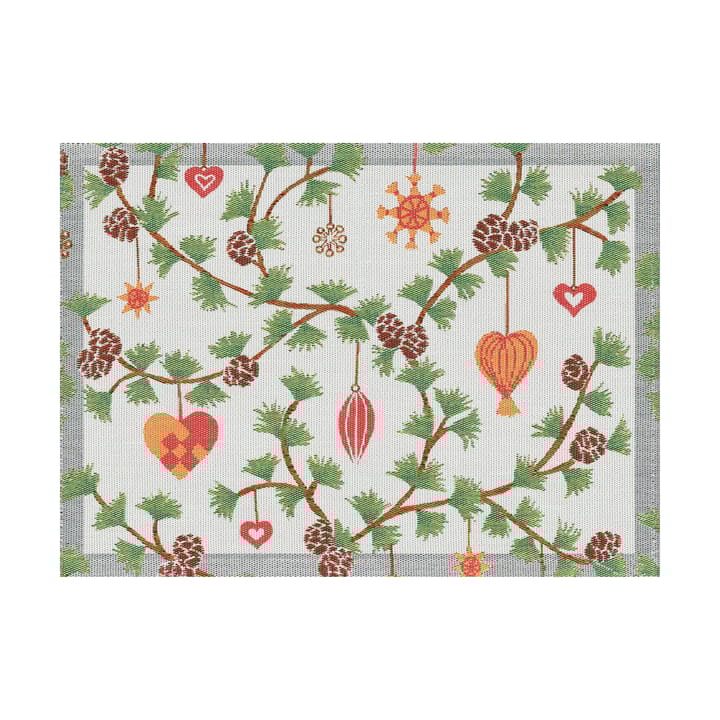 Mantel individual Julefröjd 35x48 cm - Multi - Ekelund Linneväveri