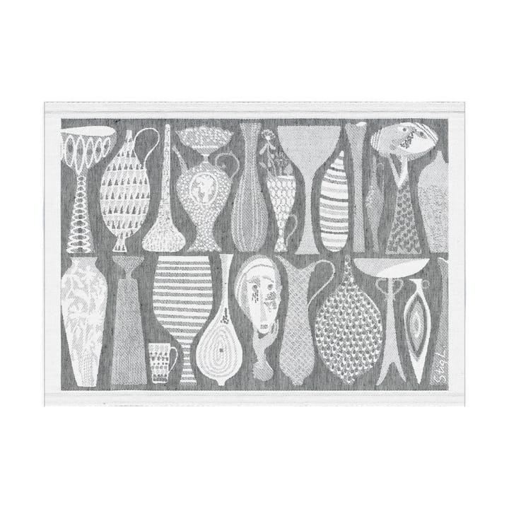 Mantel individual Pottery 35x48 cm - Negro - Ekelund Linneväveri