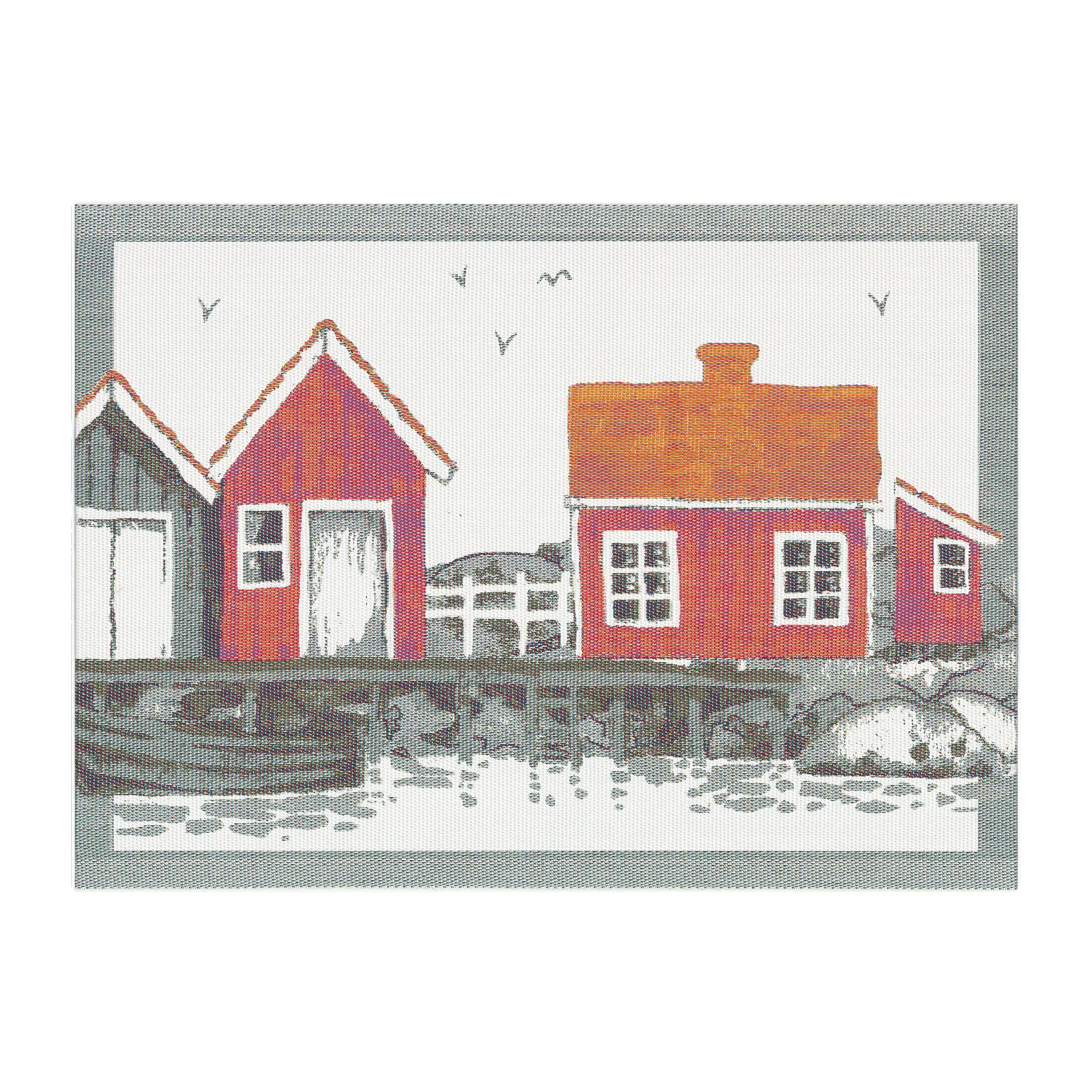 Mantel individual Signe 35x48 cm, Multi Ekelund Linneväveri