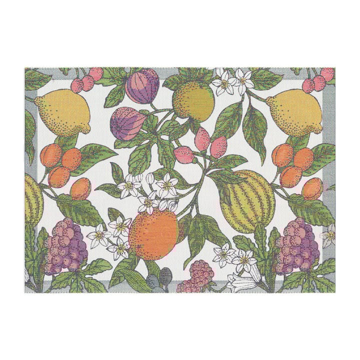 Mantel individual Sommarfrukt, 35x48 cm Ekelund Linneväveri