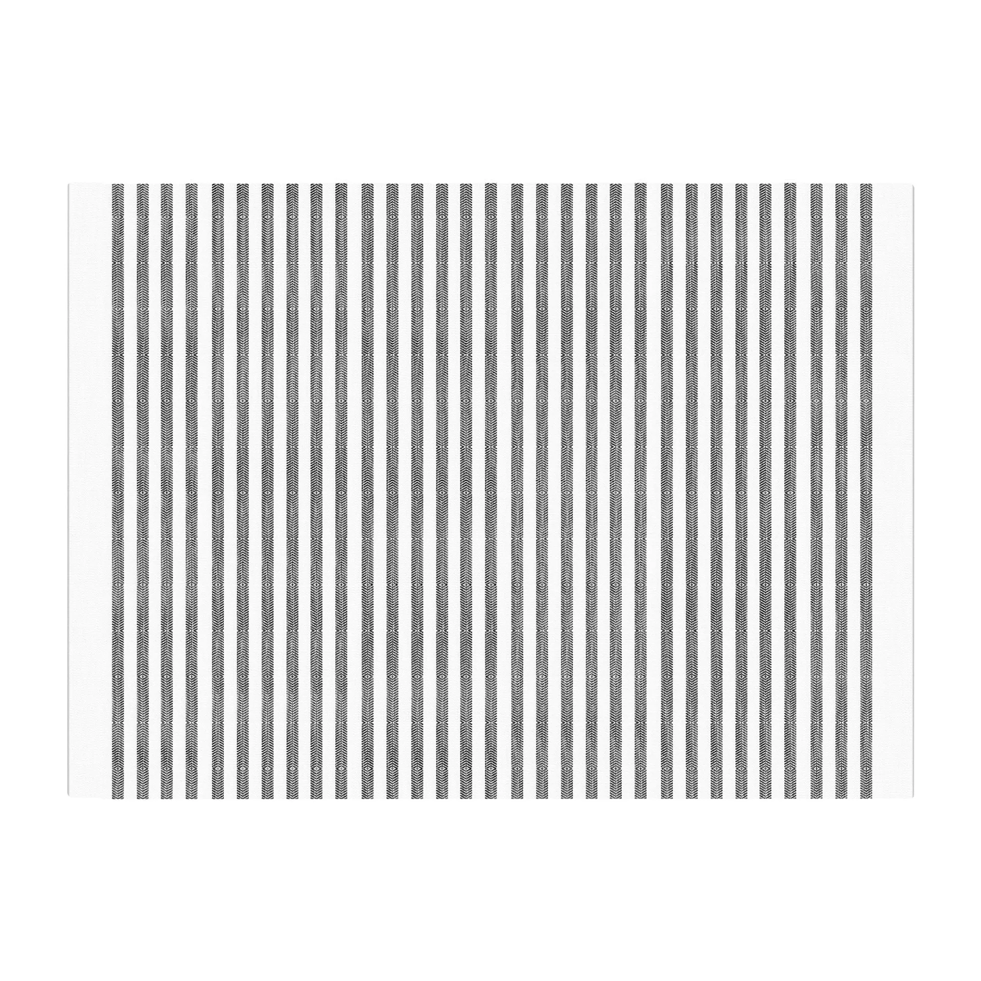 Mantel individual Tvärs gris, 35x48 cm Ekelund Linneväveri
