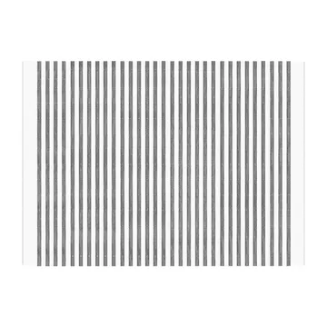 Mantel individual Tvärs gris - 35x48 cm - Ekelund Linneväveri