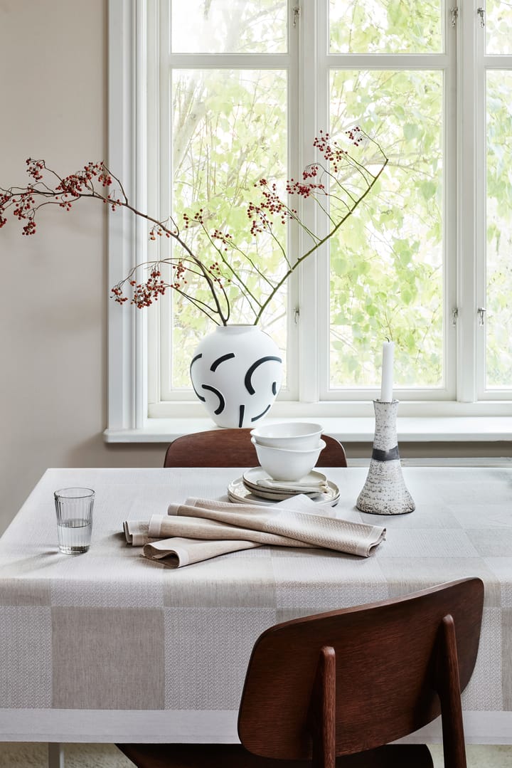 Mantel Ruta sin blanquear, 150x250 cm Ekelund Linneväveri