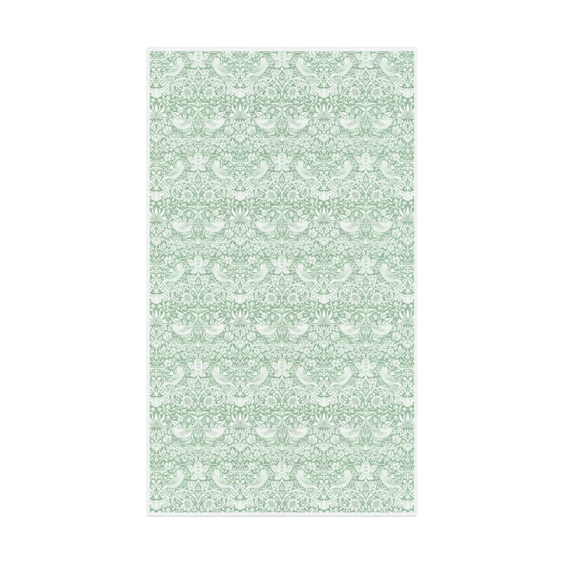 Mantel Strawberry Thief 150x250 cm, Verde Ekelund Linneväveri