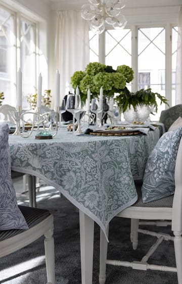 Mantel Strawberry Thief 150x250 cm - Verde - Ekelund Linneväveri