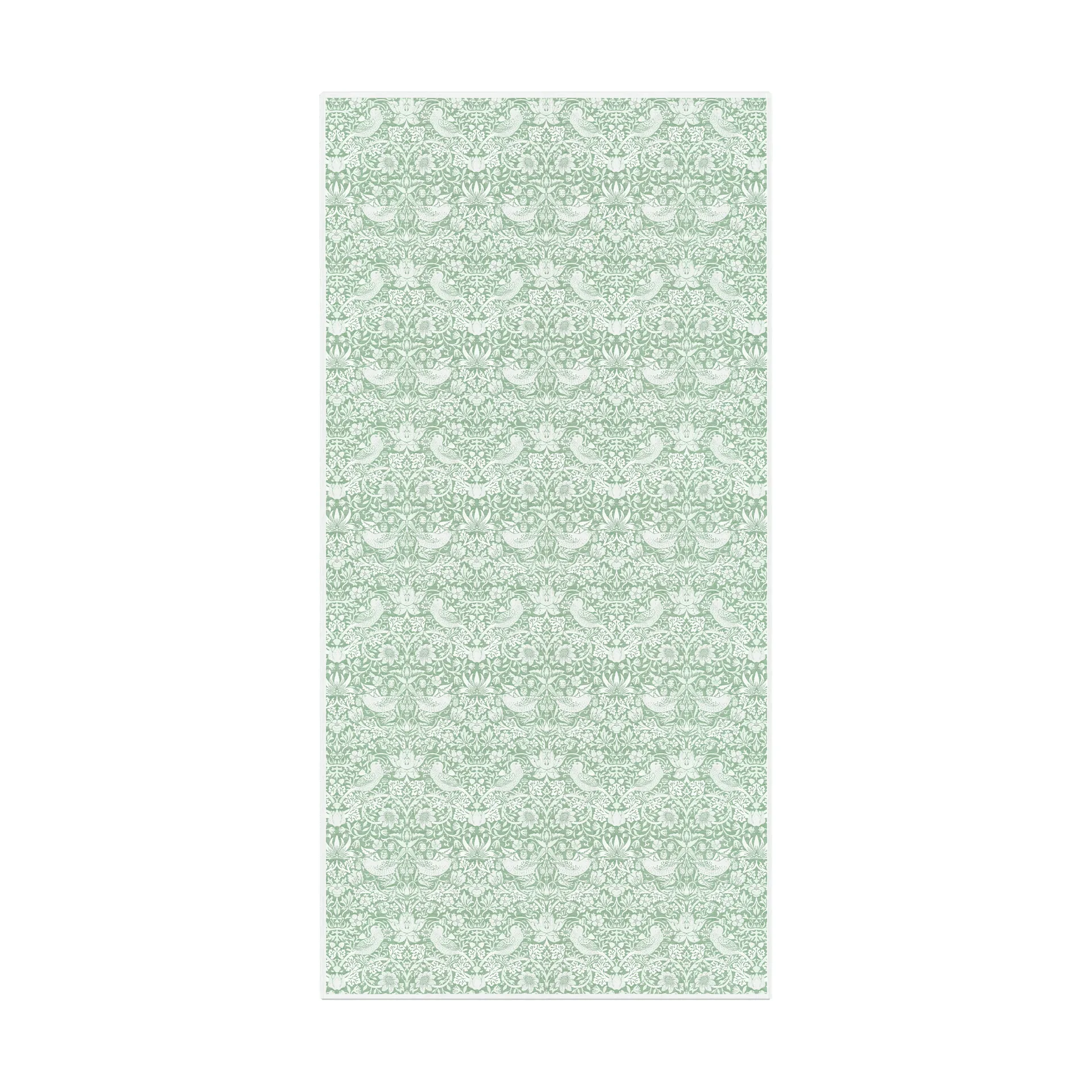 Mantel Strawberry Thief 150x300 cm, Verde Ekelund Linneväveri