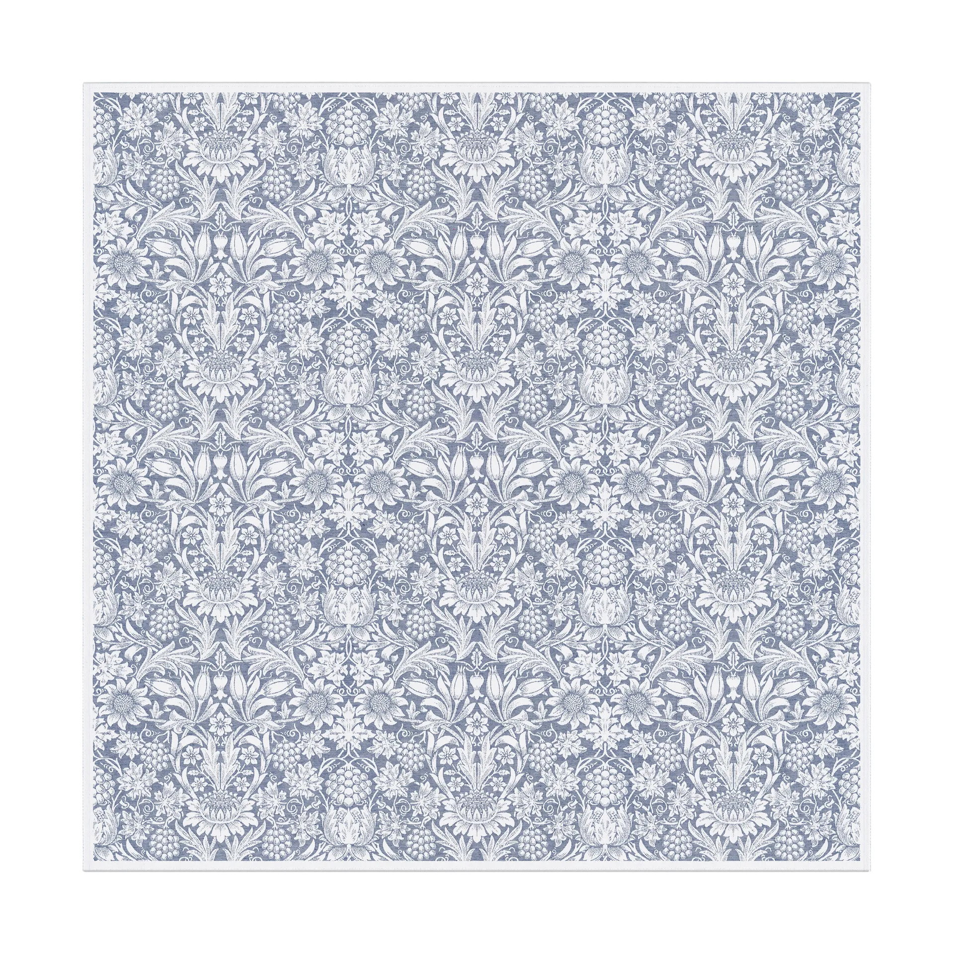 Mantel Sunflower 150x150 cm, Azul Ekelund Linneväveri