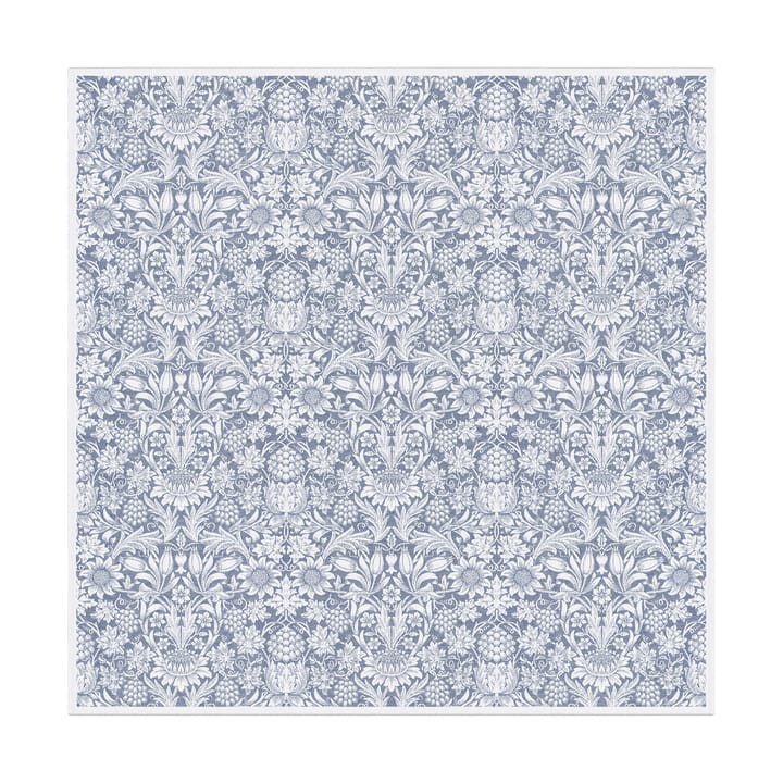 Mantel Sunflower 150x150 cm - Azul - Ekelund Linneväveri