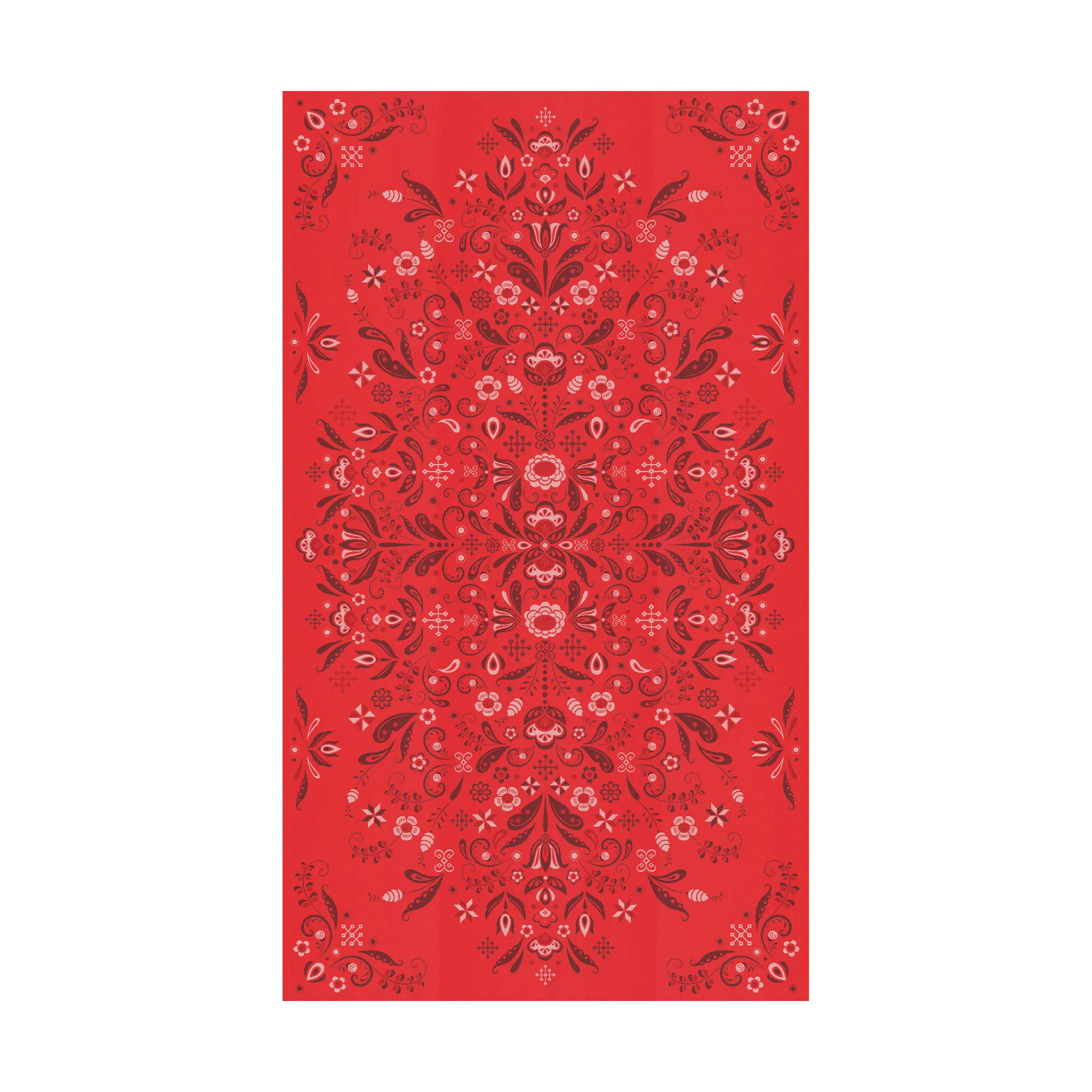 Mantel Torplyckan 145x250 cm, Rojo Ekelund Linneväveri