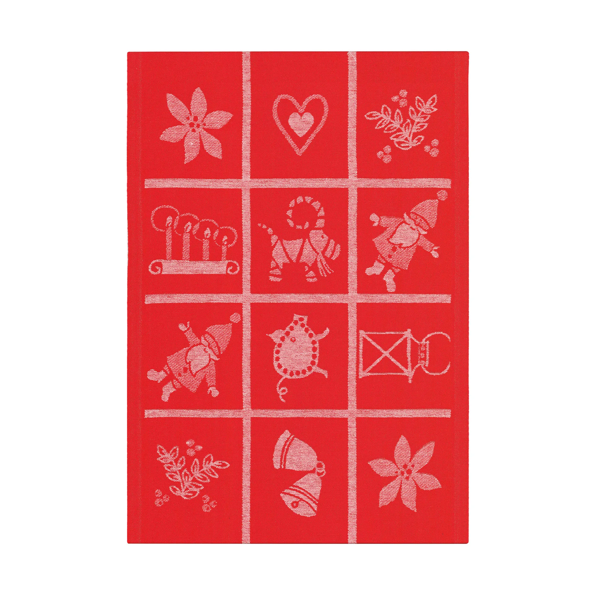 Paño de cocina Adventruta 35x50 cm, Rojo Ekelund Linneväveri