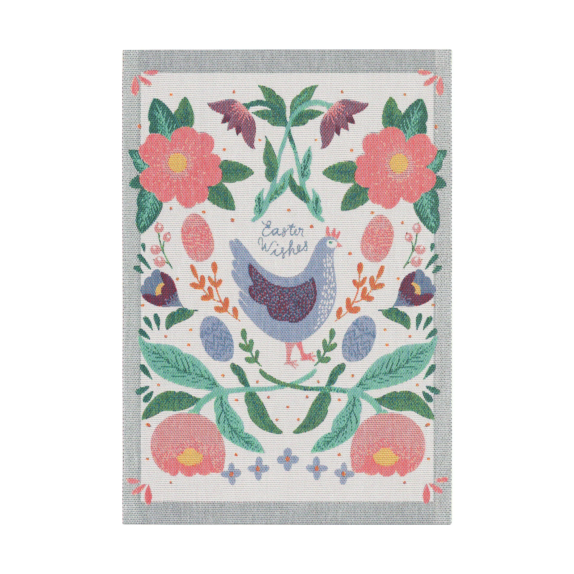 Paño de cocina Easter chicken 35x50 cm, Multi Ekelund Linneväveri