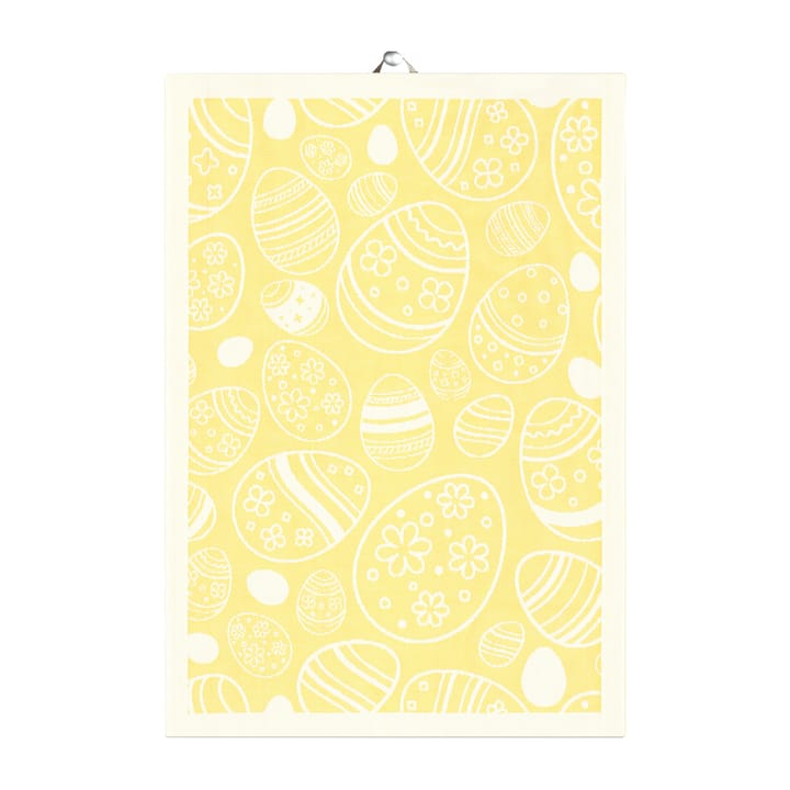 Paño de cocina Easter Egg 35x50 cm - amarillo - Ekelund Linneväveri