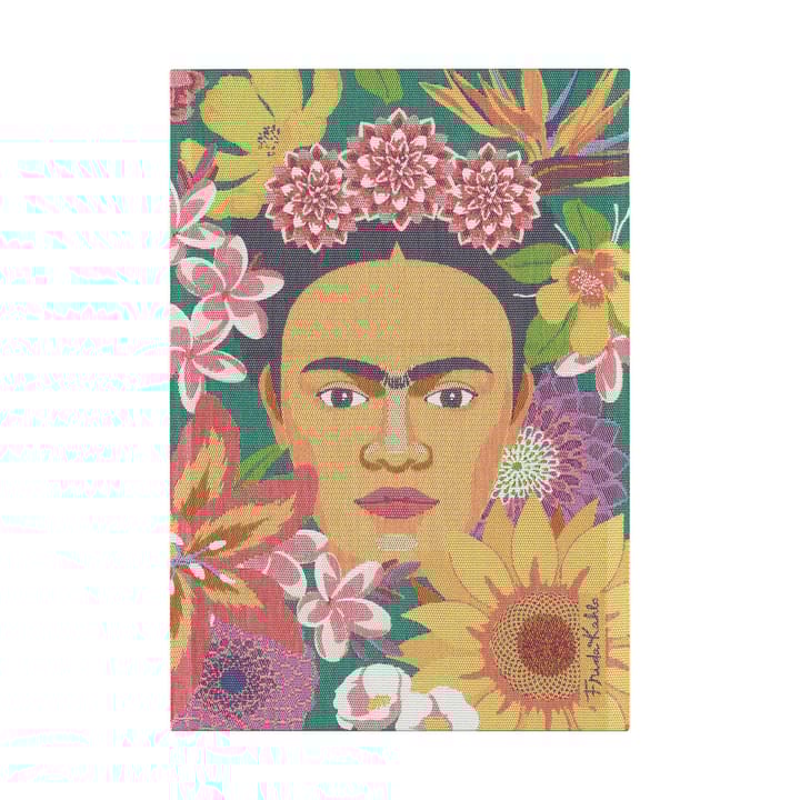 Paño de cocina Flores 35x50 cm - Multi - Ekelund Linneväveri