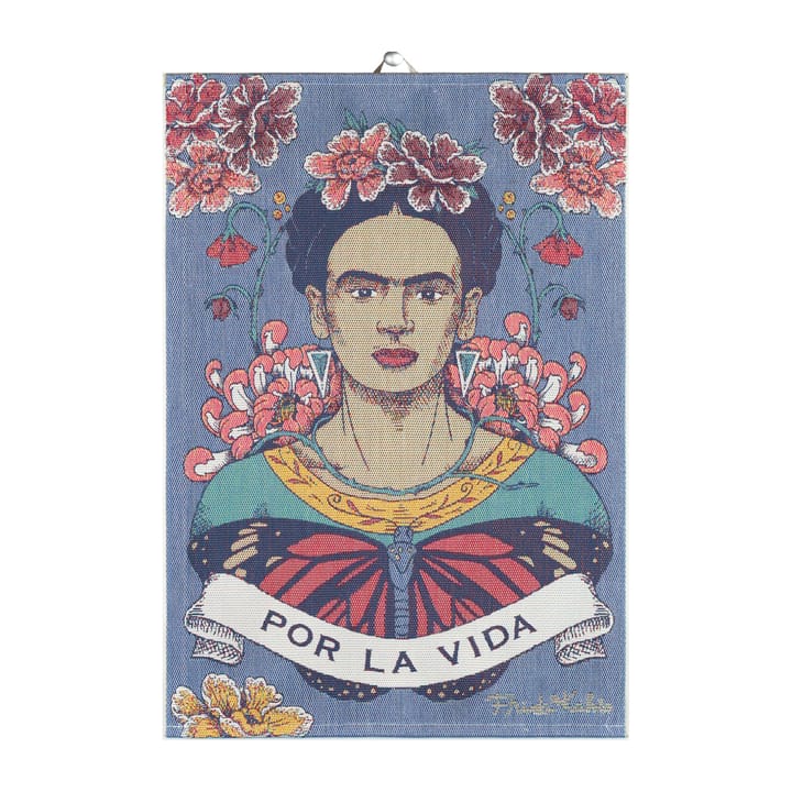 Paño de cocina Frida Kahlo 35x50 cm - Vida - Ekelund Linneväveri