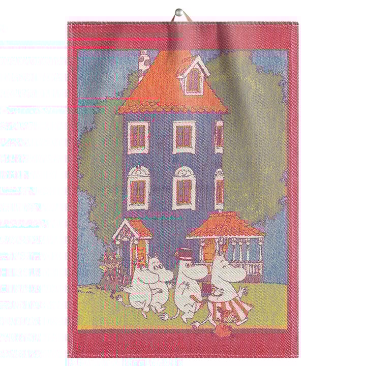 Paño de cocina Mumin 35x50 cm - Moomin house - Ekelund Linneväveri
