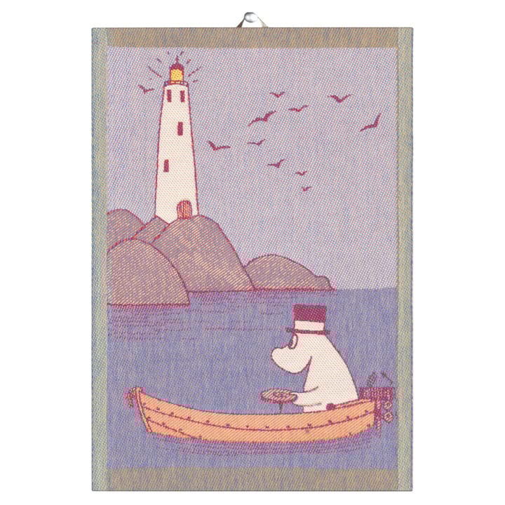 Paño de cocina Mumin 35x50 cm - Row the boat - Ekelund Linneväveri