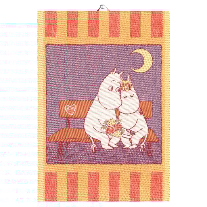 Paño de cocina Mumin 35x50 cm, Sweethearts Ekelund Linneväveri