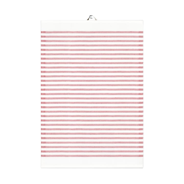 Paño de cocina rojo Tvärs - 35x50 cm - Ekelund Linneväveri
