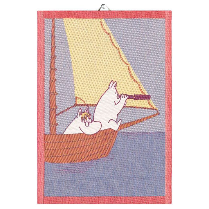 Paño de cocina Sailing 35x50 cm, azul Ekelund Linneväveri