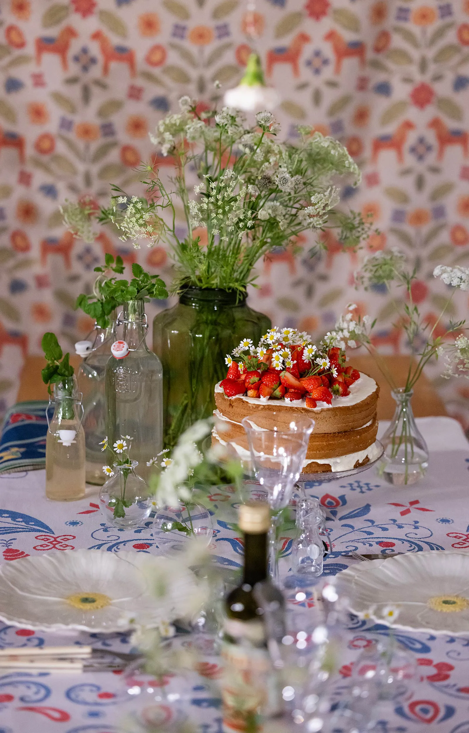 Paño de cocina Torplyckan 35x50 cm, Multi Ekelund Linneväveri