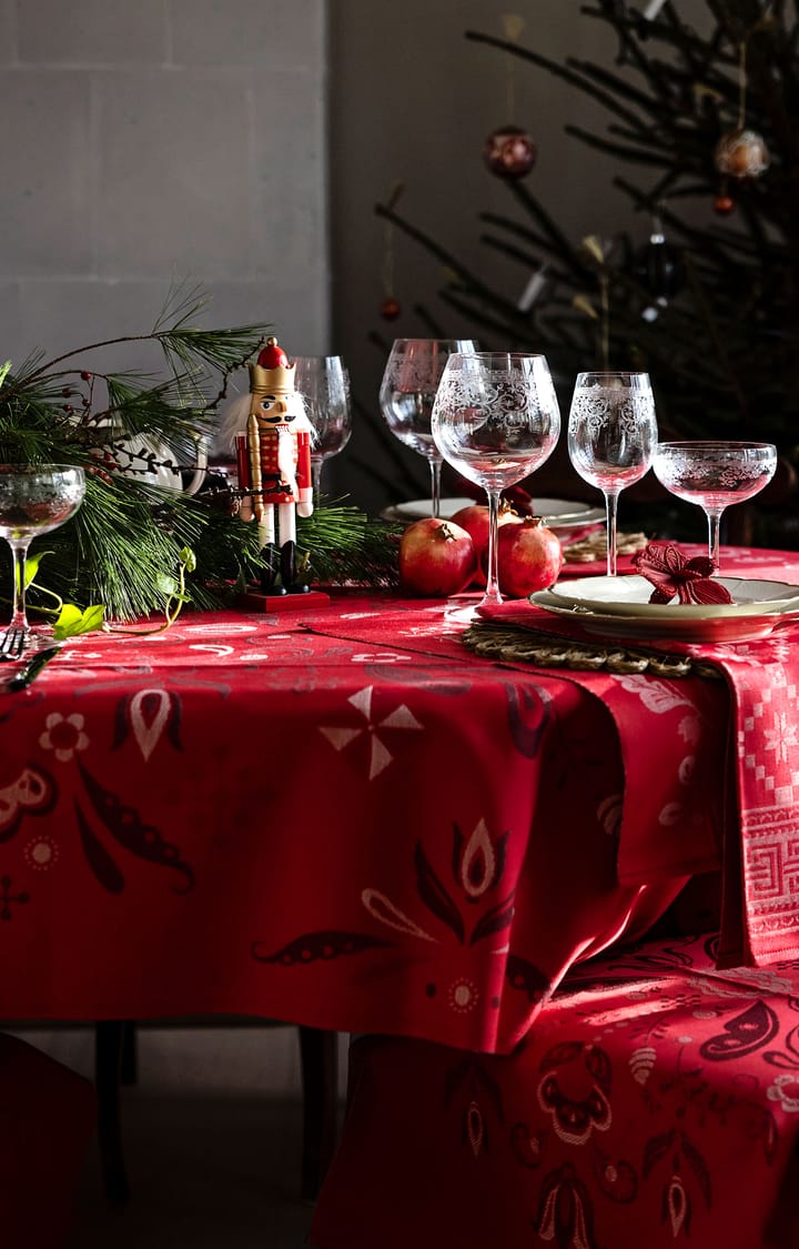 Paño de cocina Torplyckan 48x70 cm, Rojo Ekelund Linneväveri