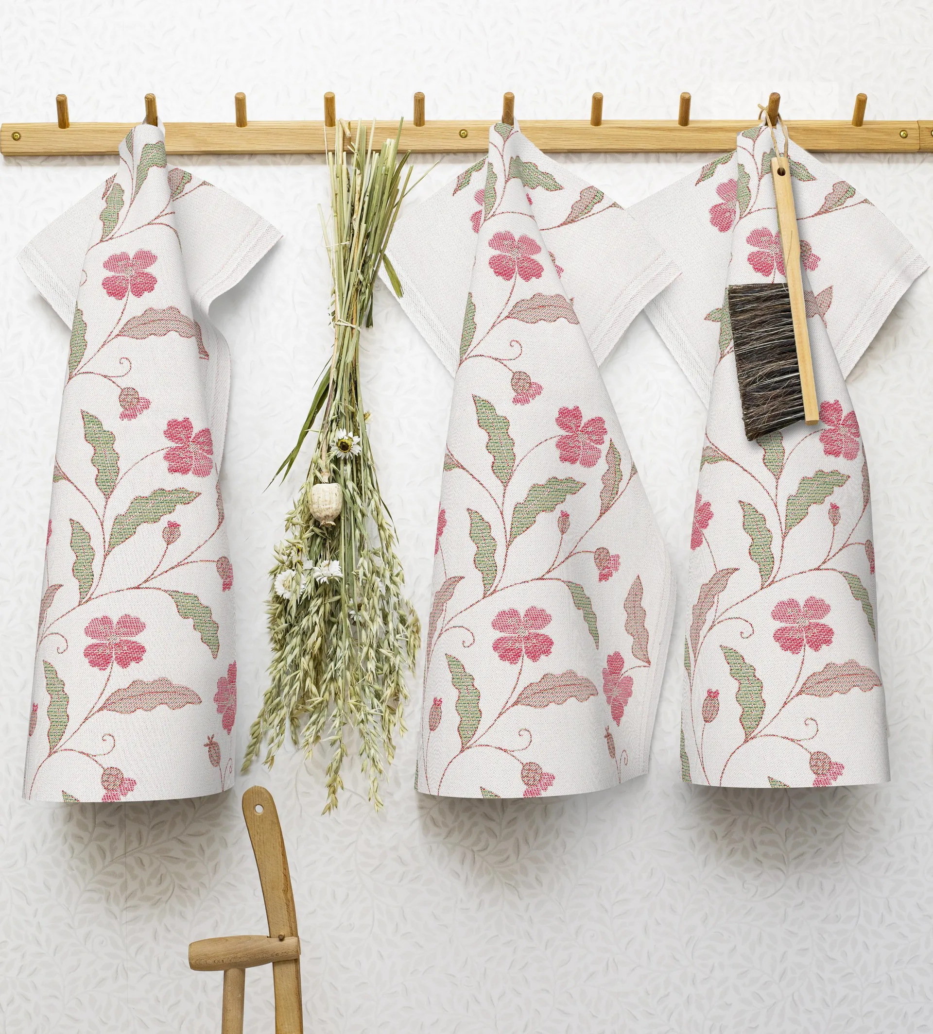 Paño de cocina Vindvallmo, 35x50 cm Ekelund Linneväveri