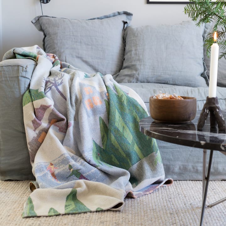 Plaid Vinterliv 140x170 cm, Multi Ekelund Linneväveri