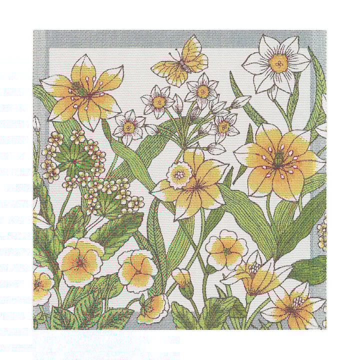 Servilleta de tela Daffodil 35x35 cm - Amarillo - Ekelund Linneväveri