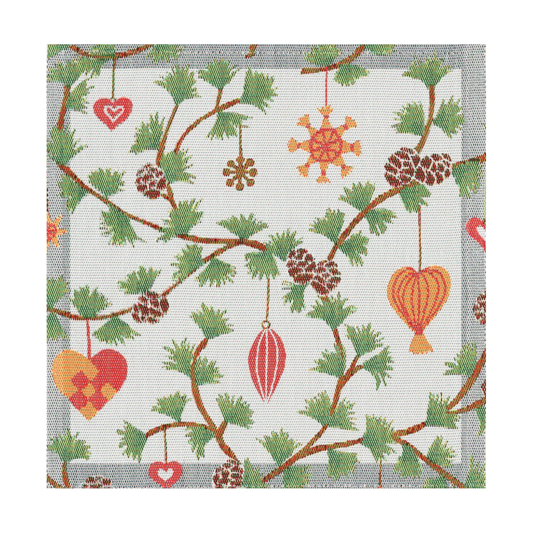 Servilleta de tela Julefröjd 35x35 cm, Multi Ekelund Linneväveri