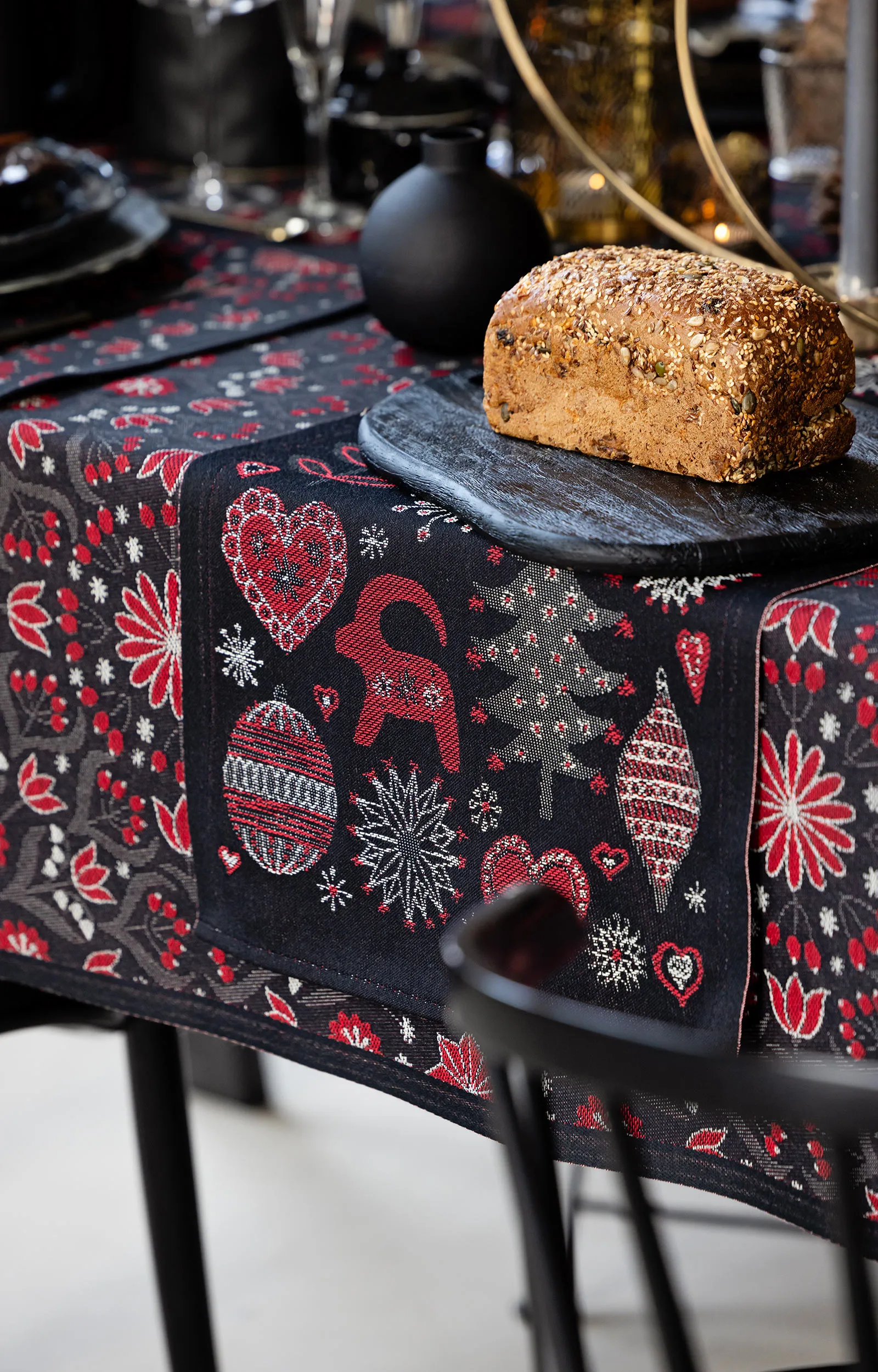 Servilleta de tela Koltrast 35x35 cm, Multi Ekelund Linneväveri