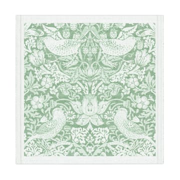 Servilleta de tela Strawberry Thief 35x35 cm - Verde - Ekelund Linneväveri