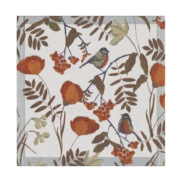 Servilleta F�åglabäck 35x35 cm - Marrón-naranja - Ekelund Linneväveri