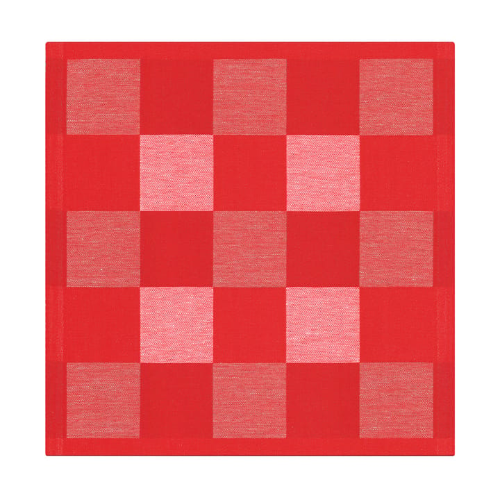 Servilleta Schack rojo - 35x35 cm - Ekelund Linnev�äveri