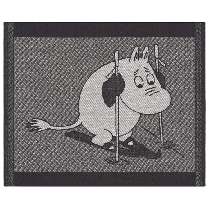 Toalla para platos Skiing 28x35 cm - negro - Ekelund Linneväveri