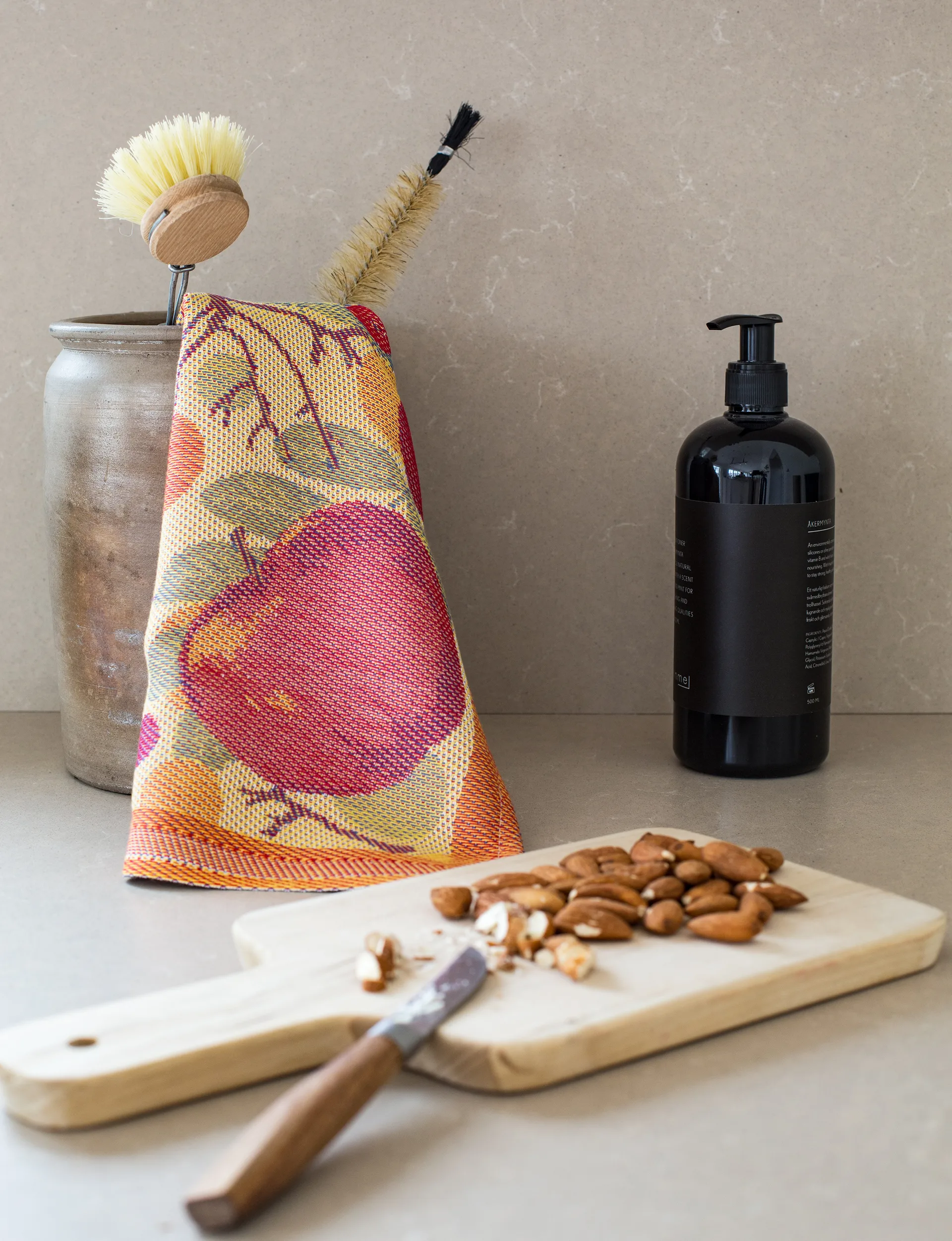 Trapo de cocina Äppelbär 35x25 cm, Naranja  Ekelund Linneväveri