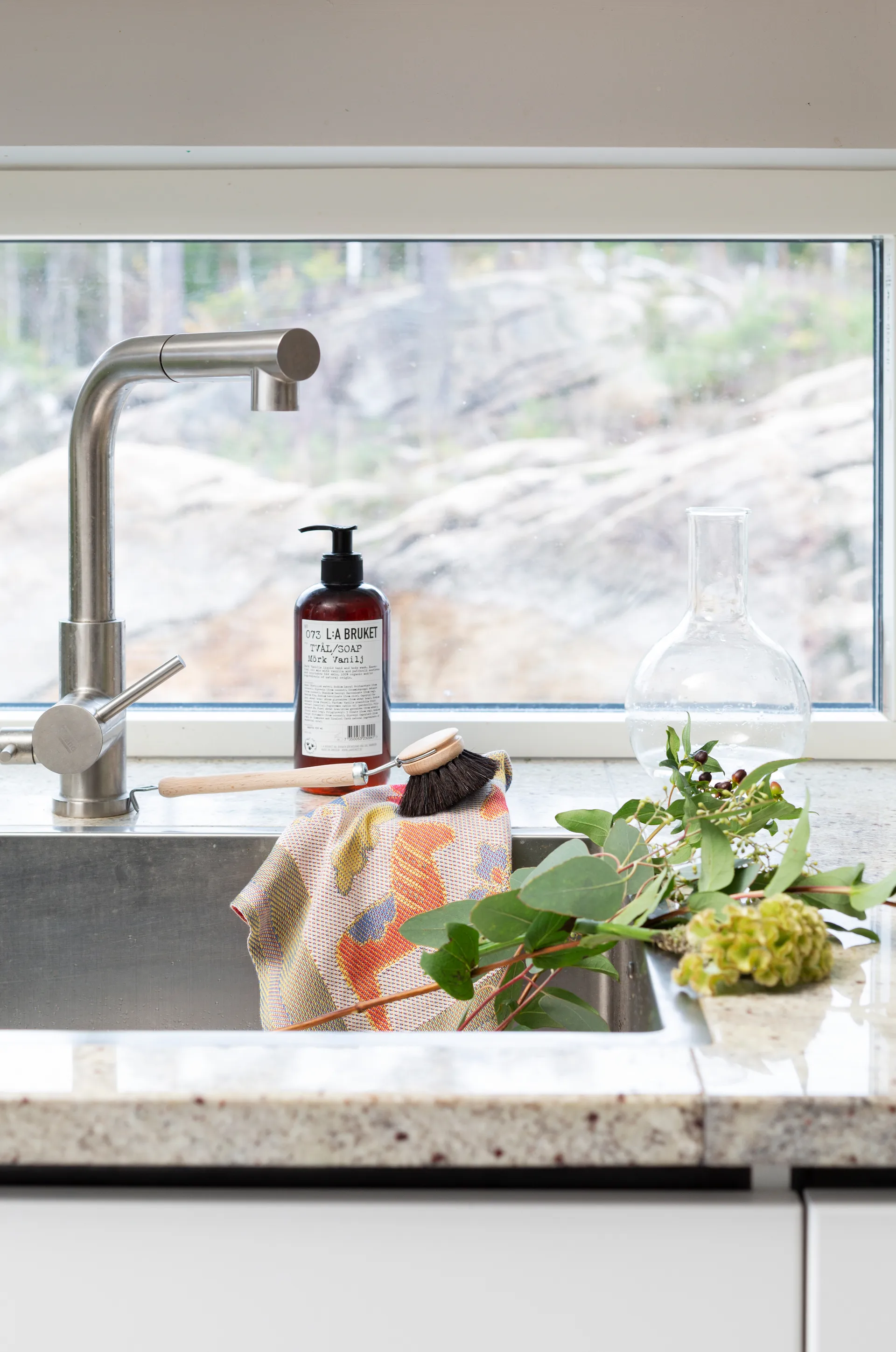 Trapo de cocina Kurbitsblom 35x25 cm, Multi Ekelund Linneväveri