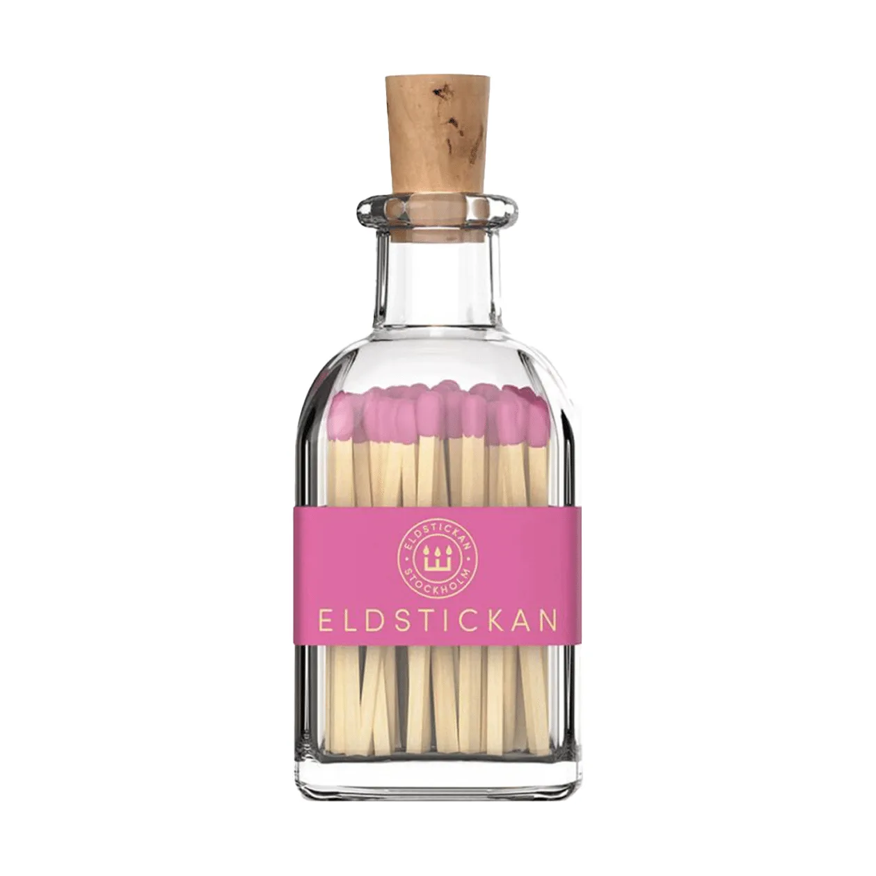 Bote de cerillas Lilla Eldstickan con 60 cerillas, Pequeña peonía Eldstickan