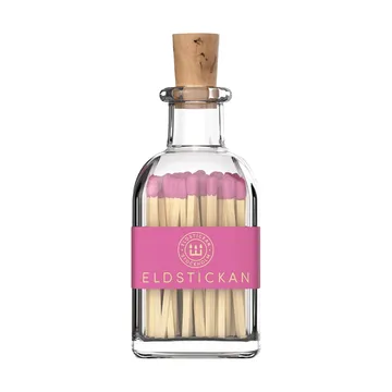 Bote de cerillas Lilla Eldstickan con 60 cerillas - Pequeña peonía - Eldstickan