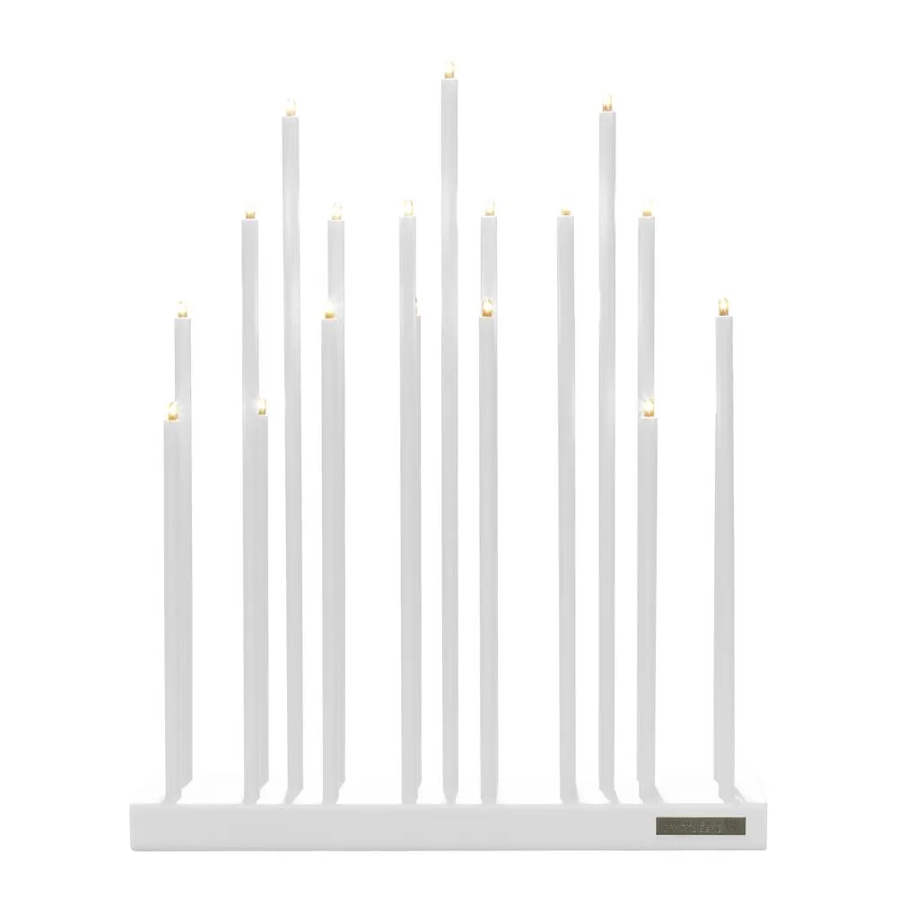 Candelabro eléctrico Elflugan, Blanco puro Elflugan
