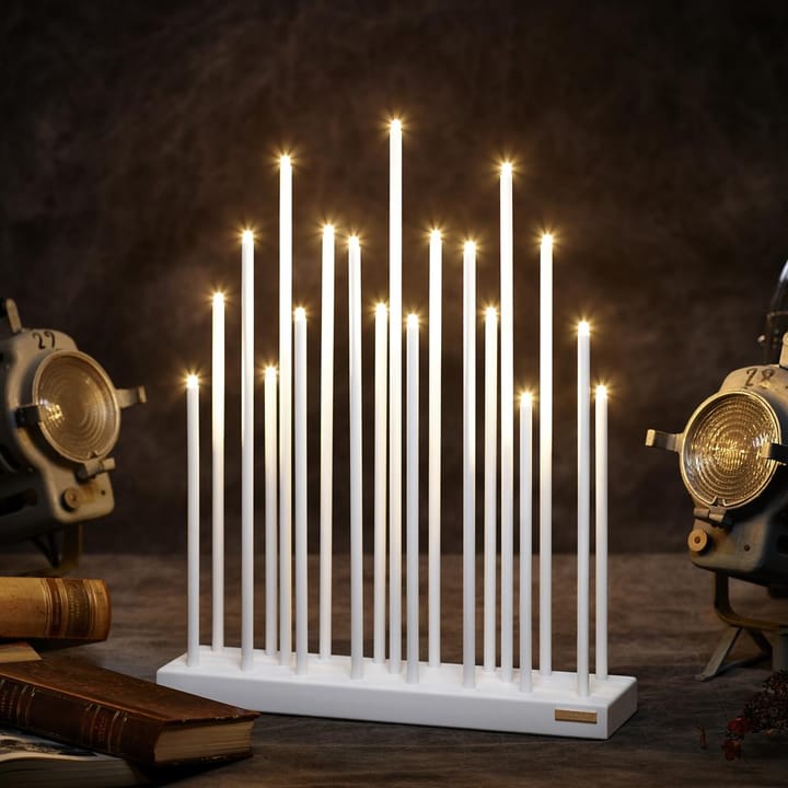 Candelabro eléctrico Elflugan, Blanco puro Elflugan