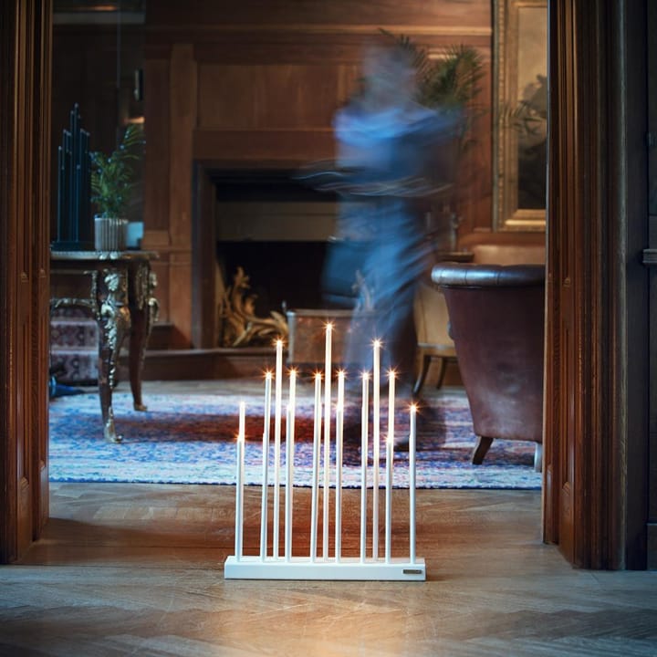 Candelabro eléctrico Elflugan Grande, Blanco puro Elflugan