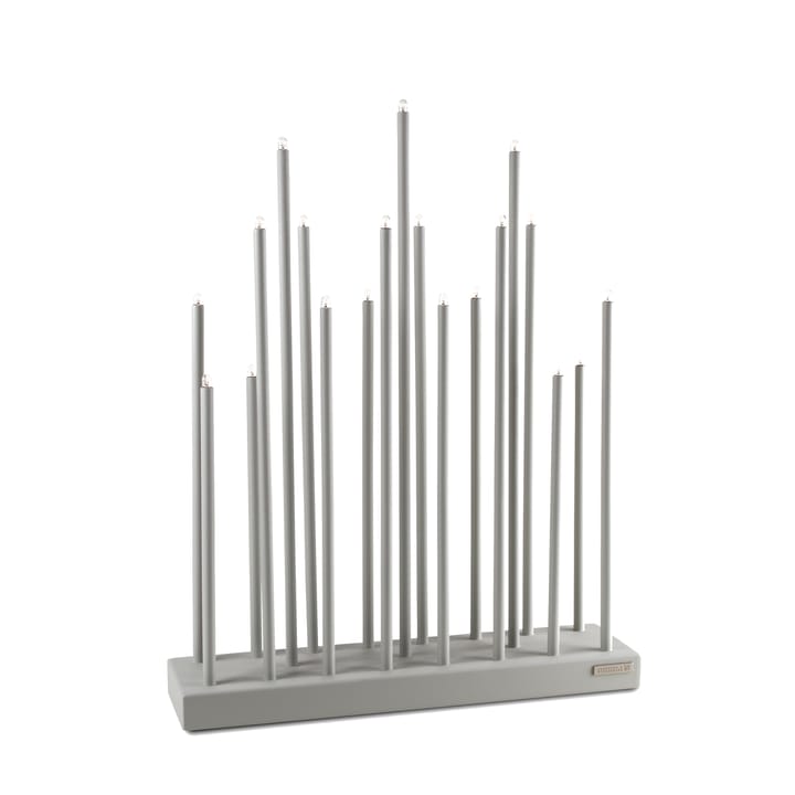 Candelabro eléctrico Elflugan Grande, Gris claro Elflugan