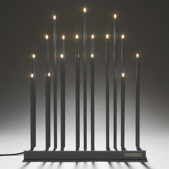 Candelabro eléctrico Elflugan Grande, Gris Elflugan