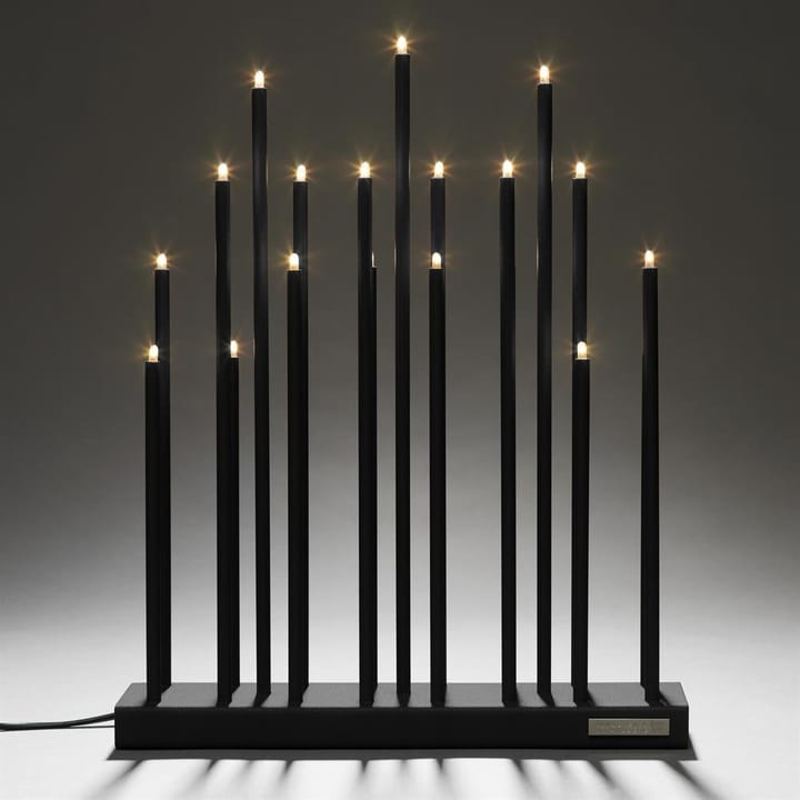 Candelabro eléctrico Elflugan Grande, Negro carbón Elflugan