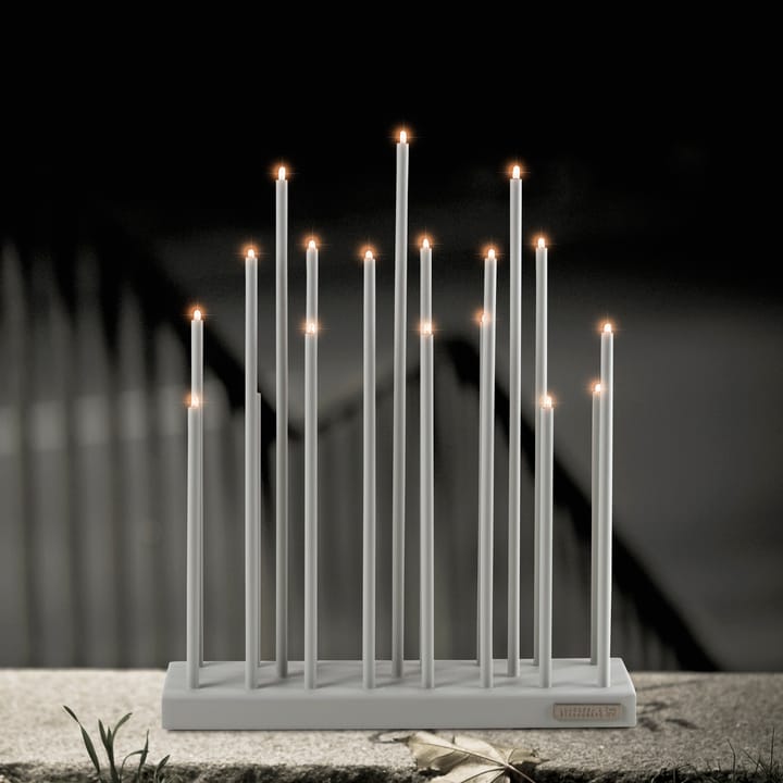 Candelabro eléctrico Elflugan, Gris claro Elflugan