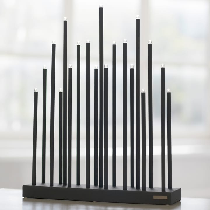 Candelabro eléctrico Elflugan, Negro carbón Elflugan