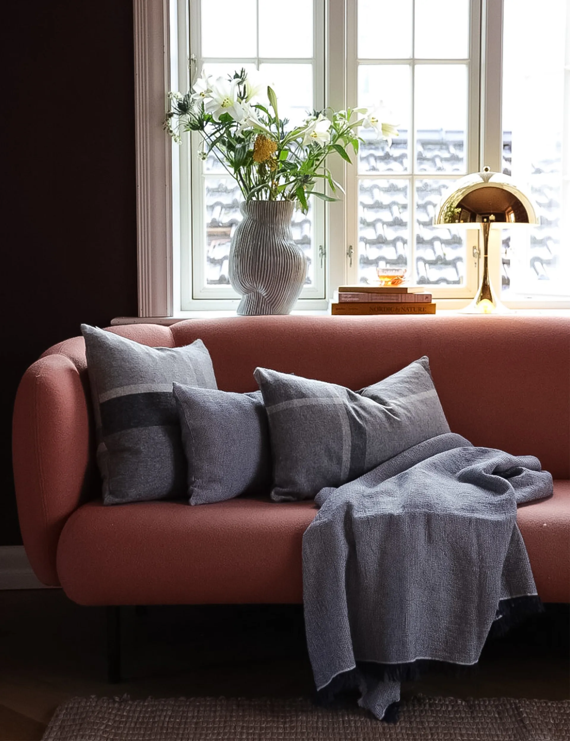 Funda de cojín Manhattan 50x50 cm, Grey Elvang Denmark