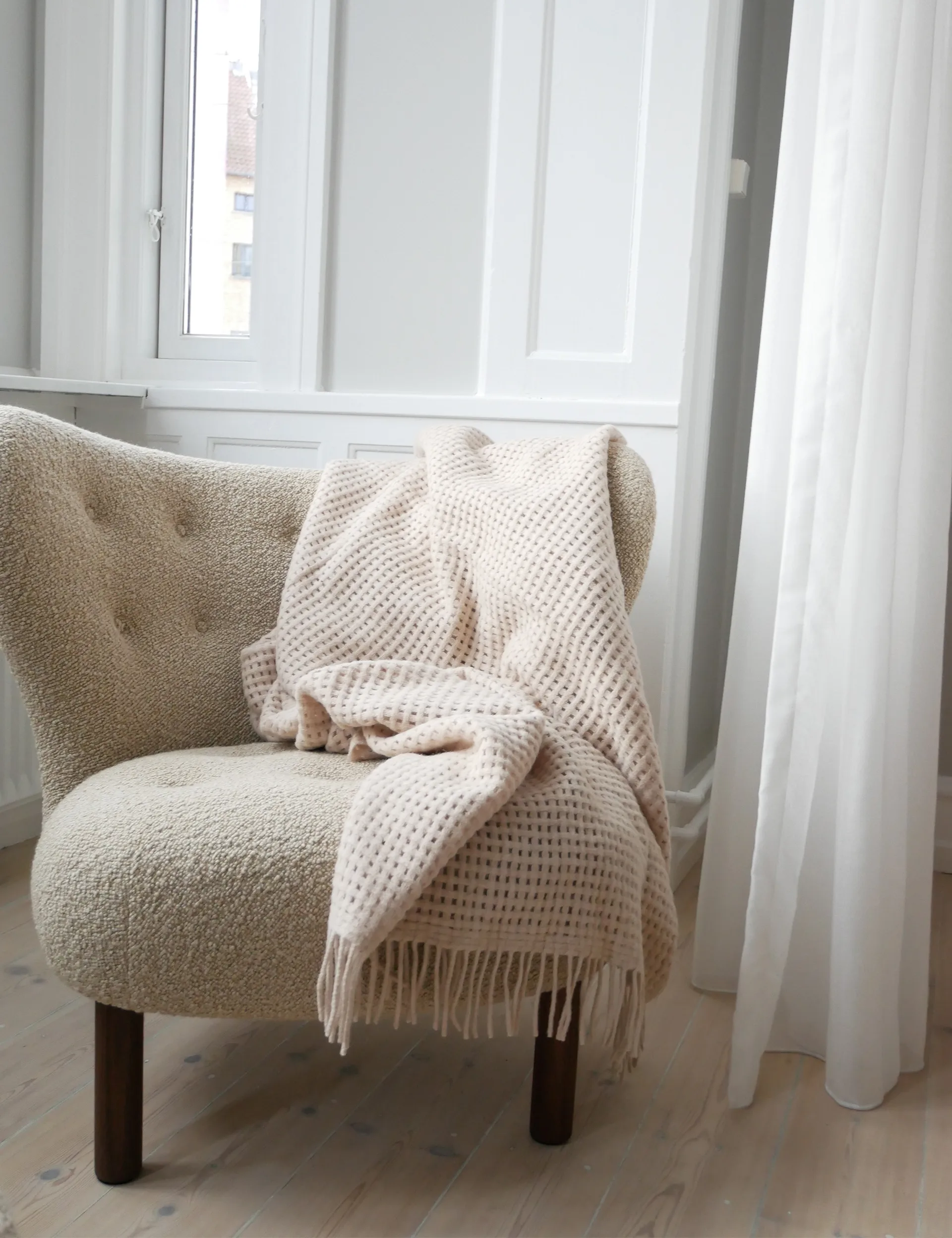 Manta Basket 130x200 cm, Beige Elvang Denmark