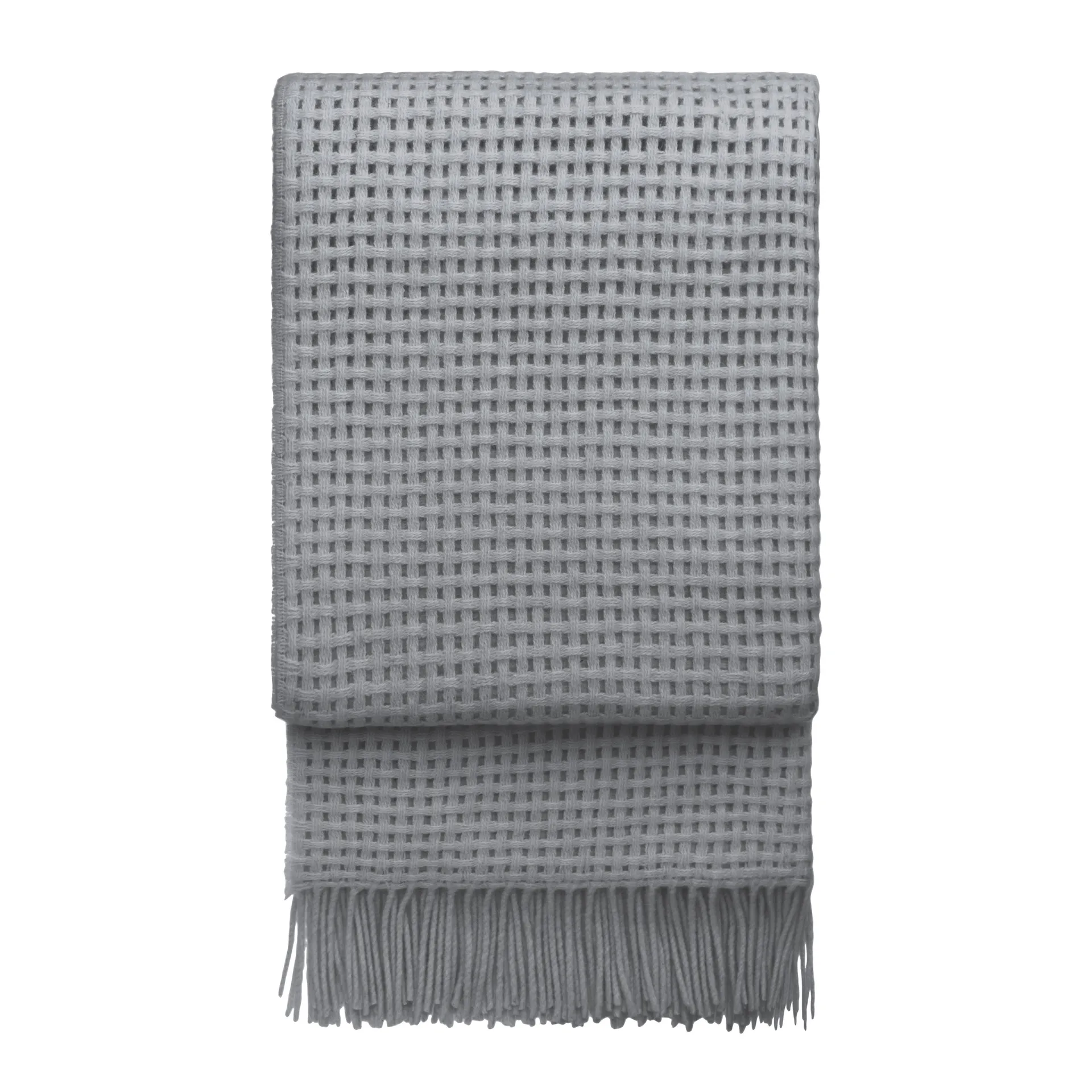 Manta Basket 130x200 cm, gris claro Elvang Denmark